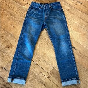 Men's & Women 501 button butterfly Levi’s Blue